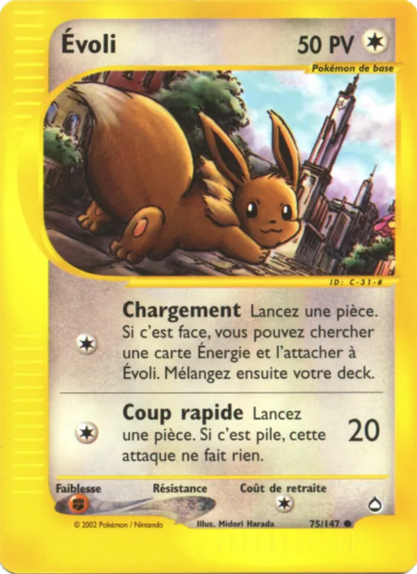 Carte Évoli 75/147 – Aquapolis
