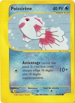 Carte Poissirène 78/147 – Aquapolis