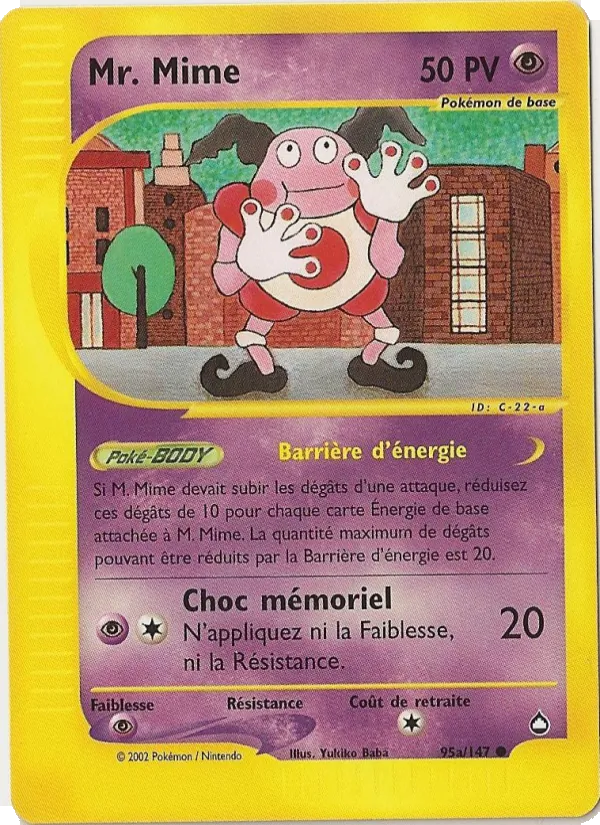 Carte M.Mime 95a – Aquapolis