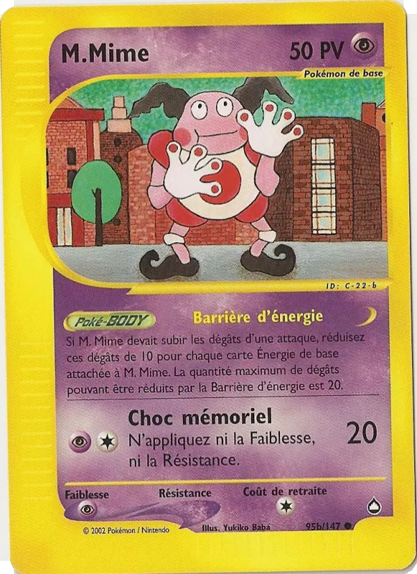 Carte M.Mime 95b – Aquapolis