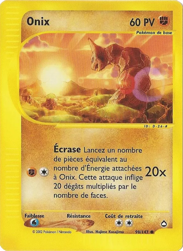 Carte Onix 98/147 – Aquapolis