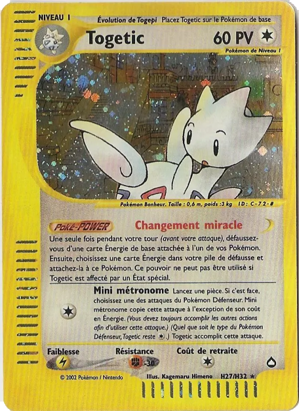 Carte Togetic H27 – Aquapolis