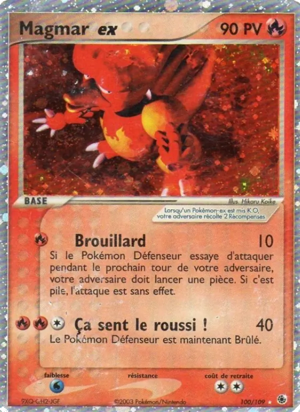 Carte Magmar ex 100/109 – EX Rubis & Saphir