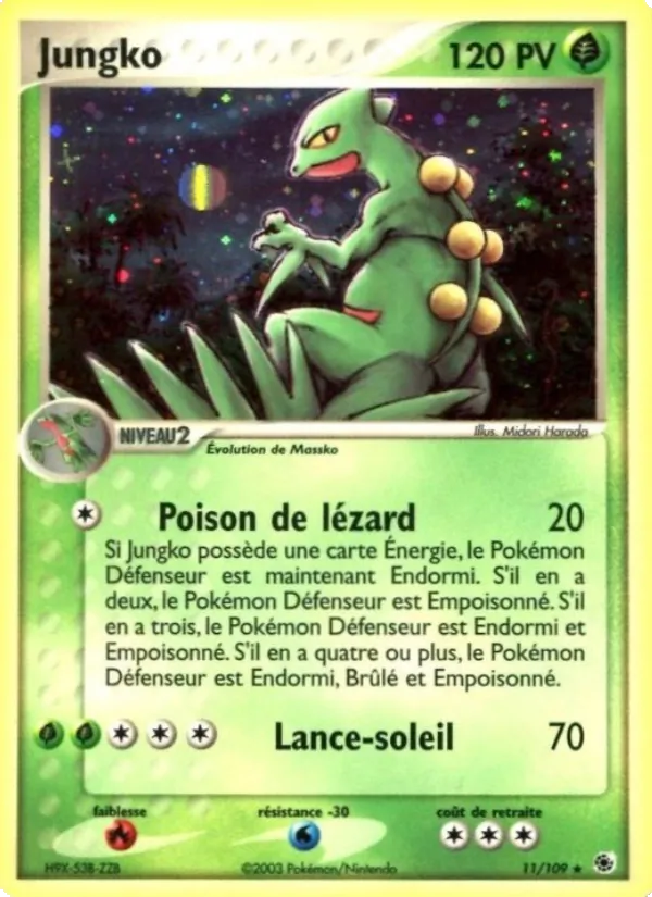 Carte Jungko 11/109 – EX Rubis & Saphir