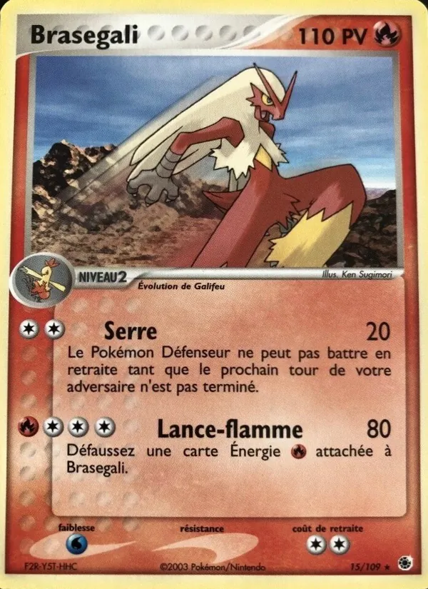 Carte Braségali 15/109 – EX Rubis & Saphir