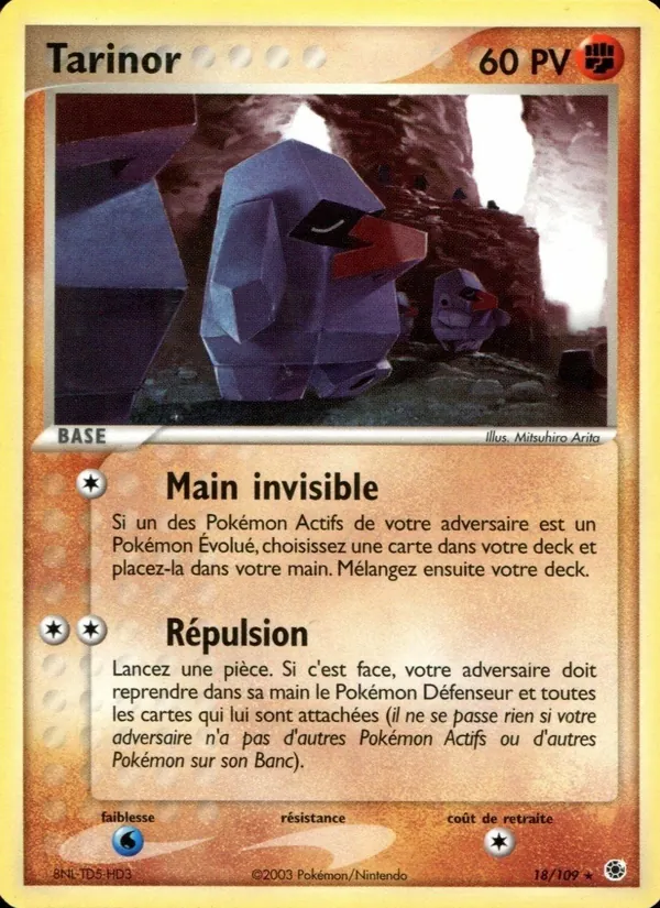 Carte Tarinor 18/109 – EX Rubis & Saphir