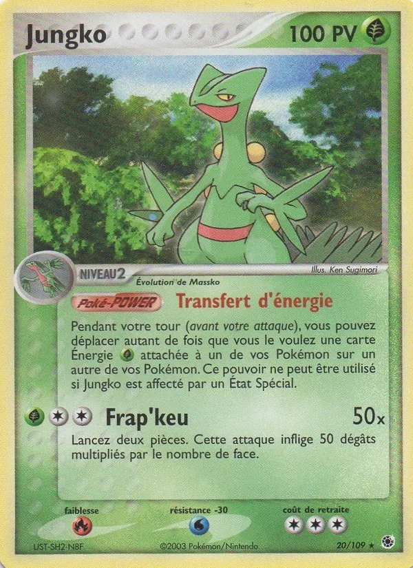 Carte Jungko 20/109 – EX Rubis & Saphir