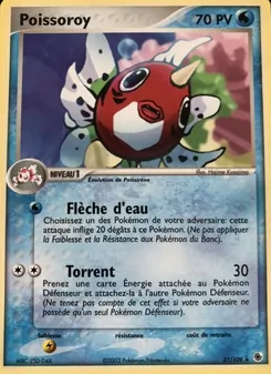 Carte Poissoroy 21/109 – EX Rubis & Saphir