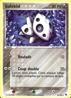 Carte Galekid 25/109 – EX Rubis & Saphir