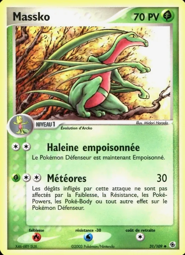 Carte Massko 31/109 – EX Rubis & Saphir