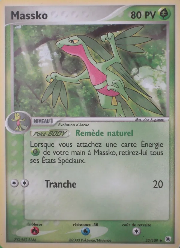 Carte Massko 32/109 – EX Rubis & Saphir