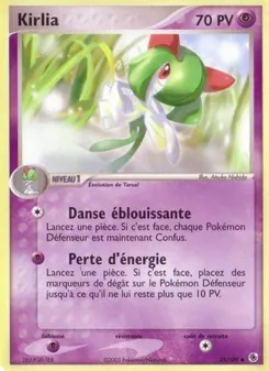 Carte Kirlia 35/109 – EX Rubis & Saphir