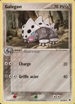 Carte Galegon 36/109 – EX Rubis & Saphir