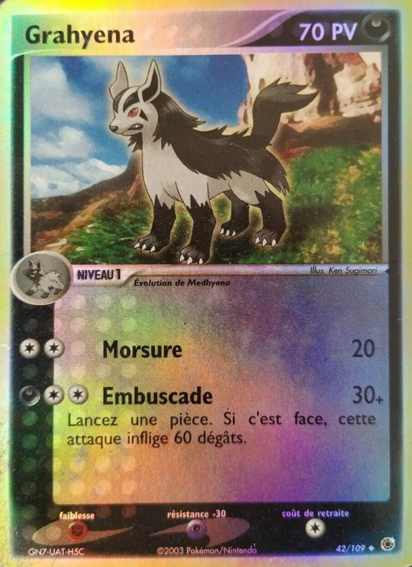 Carte Grahyèna 42/109 – EX Rubis & Saphir