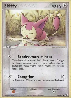 Carte Skitty 44/109 – EX Rubis & Saphir