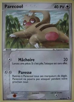 Carte Parecool 45/109 – EX Rubis & Saphir