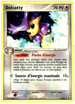 Carte Delcatty 5/109 – EX Rubis & Saphir