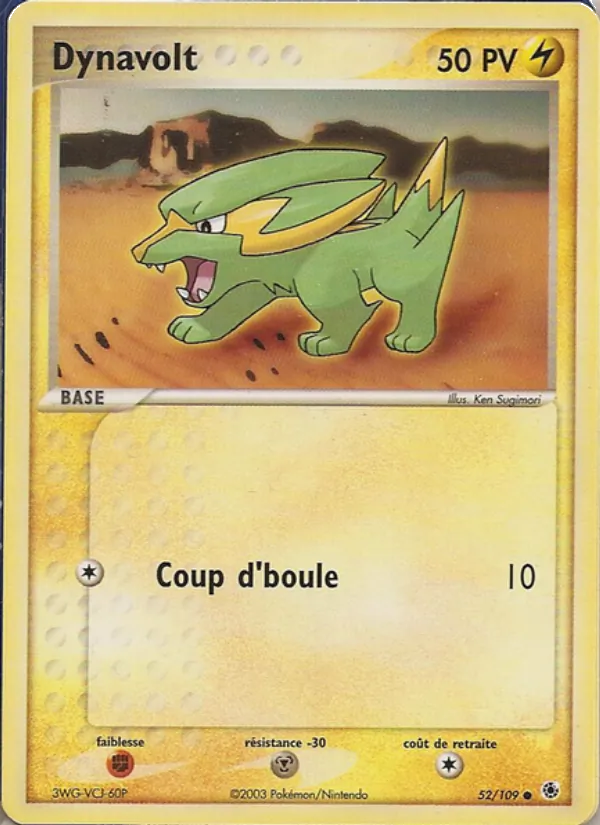 Carte Dynavolt 52/109 – EX Rubis & Saphir