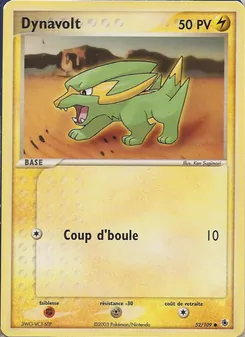Carte Dynavolt 52/109 – EX Rubis & Saphir