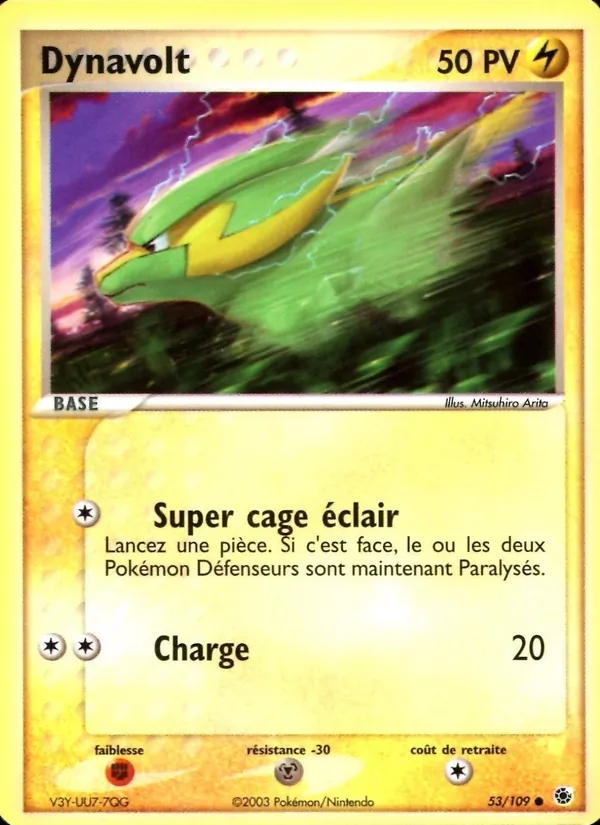 Carte Dynavolt 53/109 – EX Rubis & Saphir