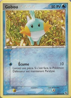 Carte Gobou 59/109 – EX Rubis & Saphir