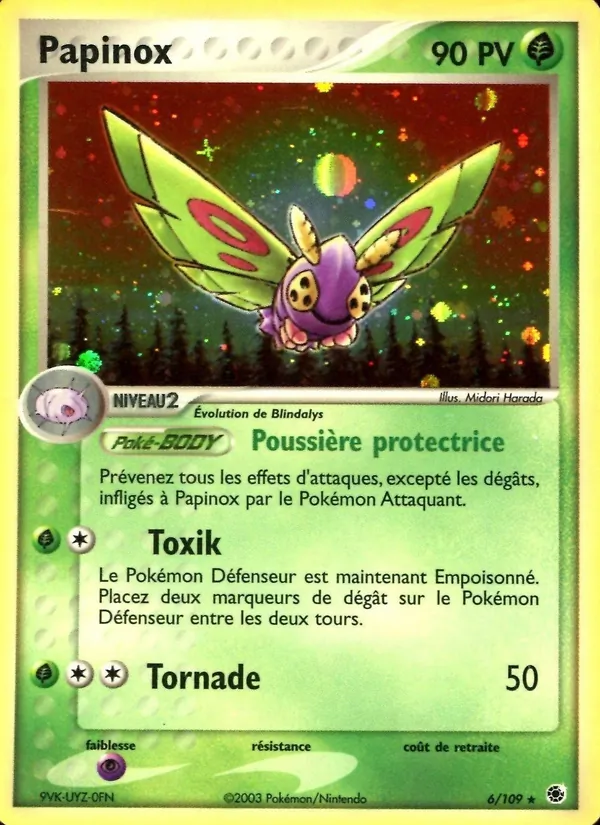 Carte Papinox 6/109 – EX Rubis & Saphir