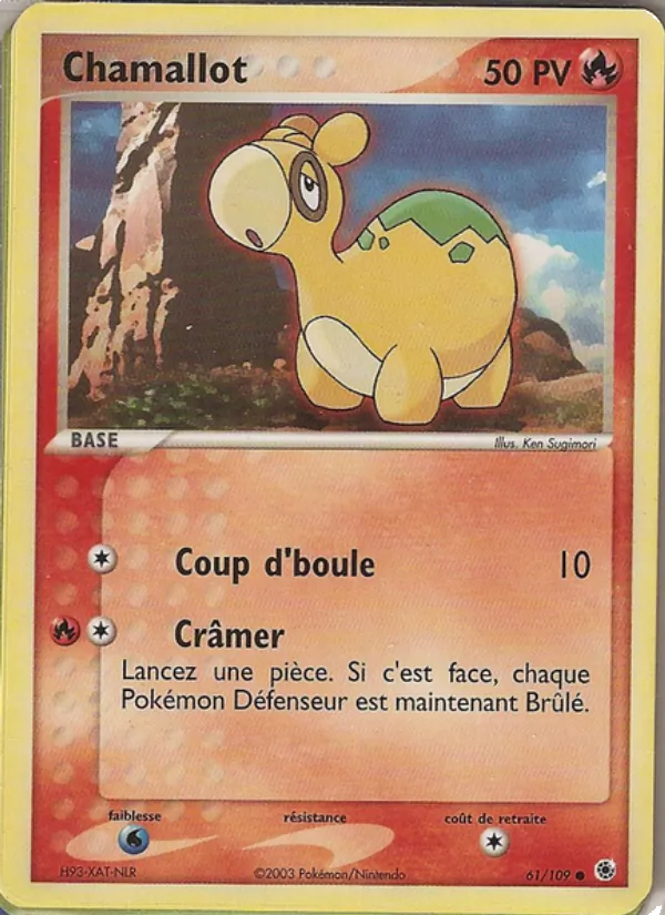 Carte Chamallot 61/109 – EX Rubis & Saphir