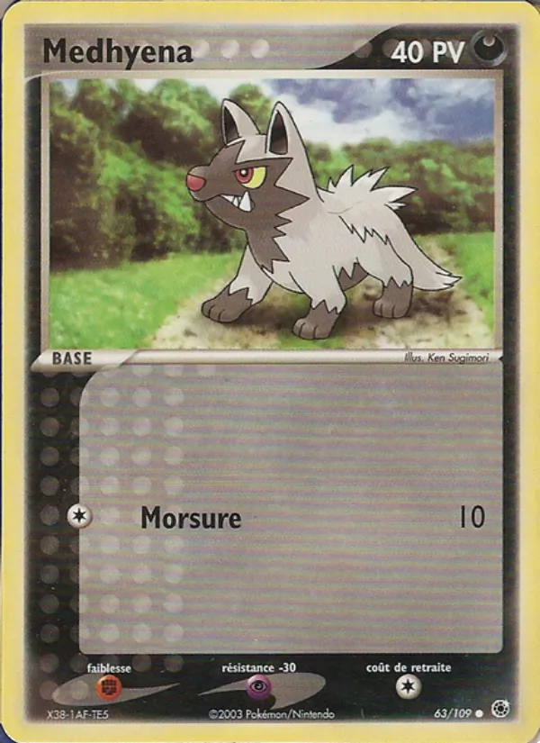 Carte Medhyena 63/109 – EX Rubis & Saphir