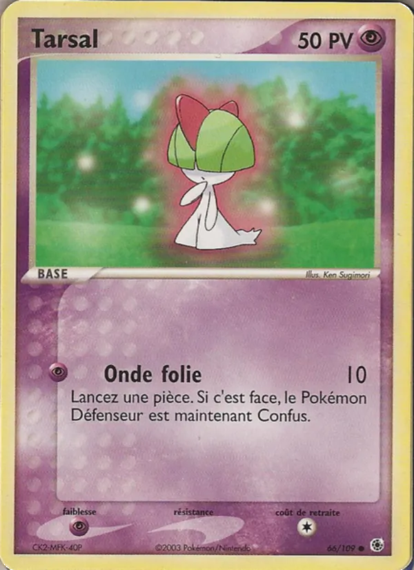 Carte Tarsal 66/109 – EX Rubis & Saphir