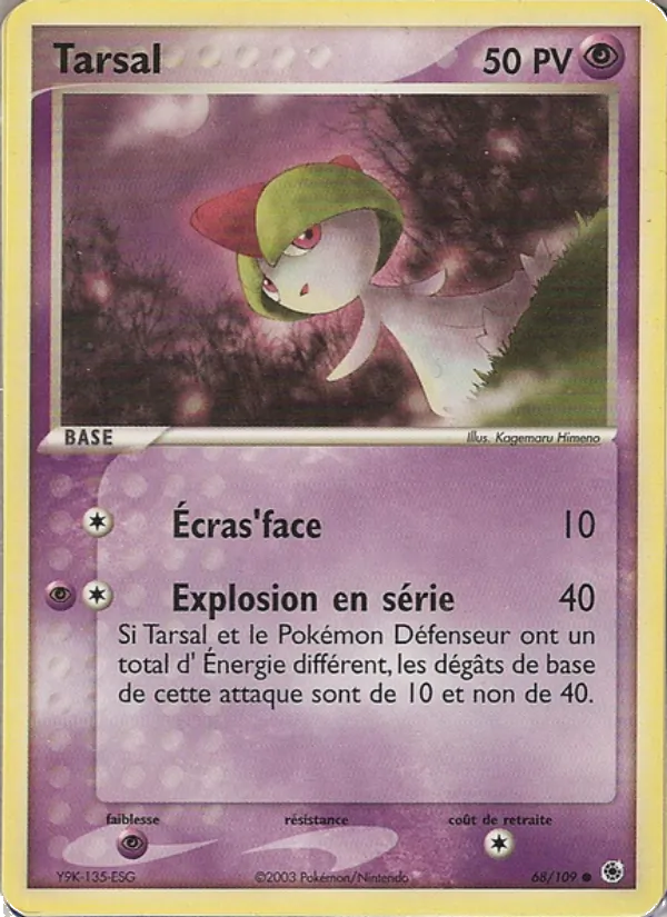 Carte Tarsal 68/109 – EX Rubis & Saphir