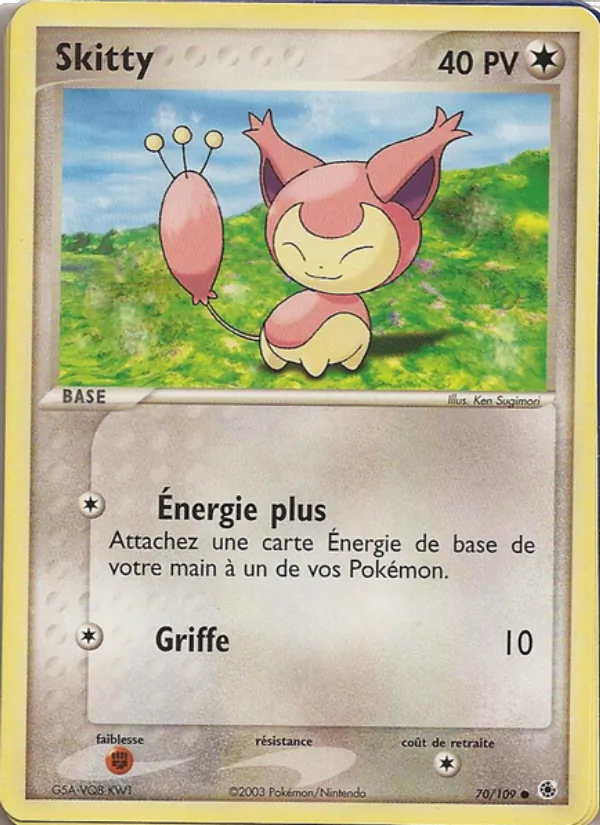 Carte Skitty 70/109 – EX Rubis & Saphir