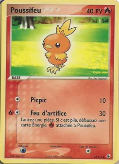 Carte Poussifeu 73/109 – EX Rubis & Saphir