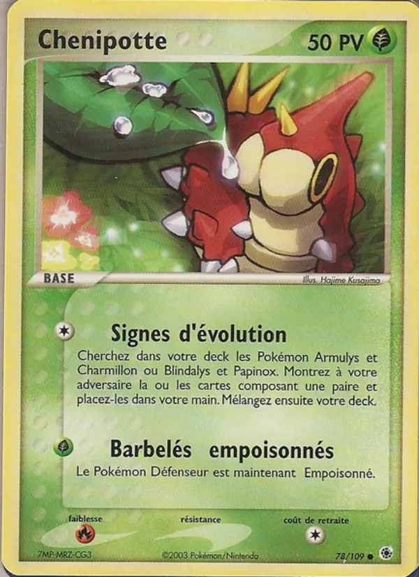 Carte Chenipotte 78/109 – EX Rubis & Saphir