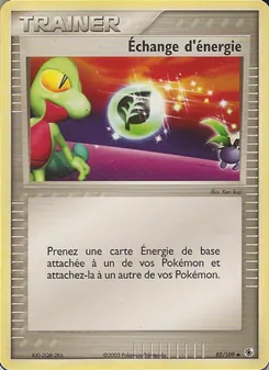 Carte Échange d'énergie 82/109 – EX Rubis & Saphir
