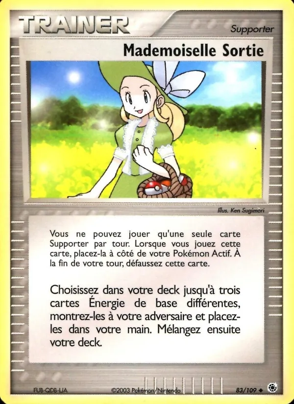 Carte Mademoiselle Sortie 83/109 – EX Rubis & Saphir