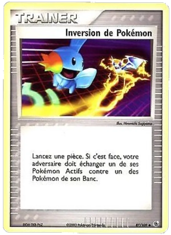Carte Inversion de Pokémon 87/109 – EX Rubis & Saphir