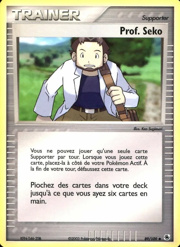 Carte Prof. Seko 89/109 – EX Rubis & Saphir