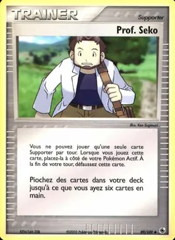 Carte Prof. Seko 89/109 – EX Rubis & Saphir