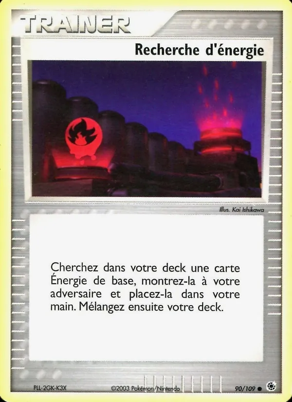 Carte Recherche d'énergie 90/109 – EX Rubis & Saphir