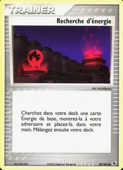 Carte Recherche d'énergie 90/109 – EX Rubis & Saphir