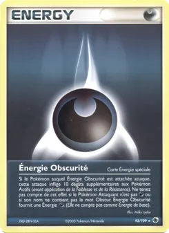 Carte Énergie Obscurité 93/109 – EX Rubis & Saphir