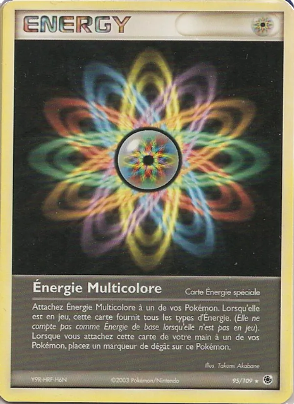 Carte Énergie Multicolore 95/109 – EX Rubis & Saphir