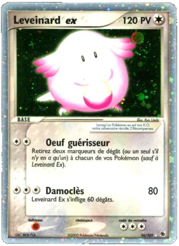 Carte Leveinard ex 96/109 – EX Rubis & Saphir