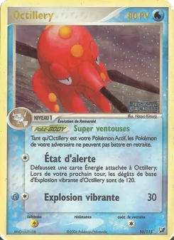 Carte Octillery 10/115 – EX Forces Cachées