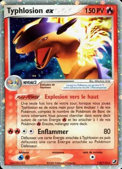 Carte Typhlosion ex 110/115 – EX Forces Cachées