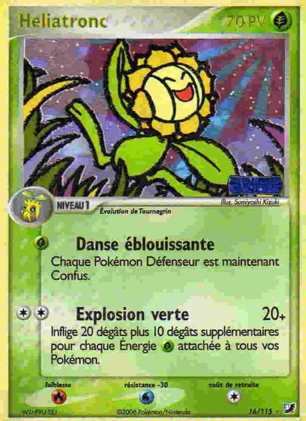 Carte Héliatronc 16/115 – EX Forces Cachées