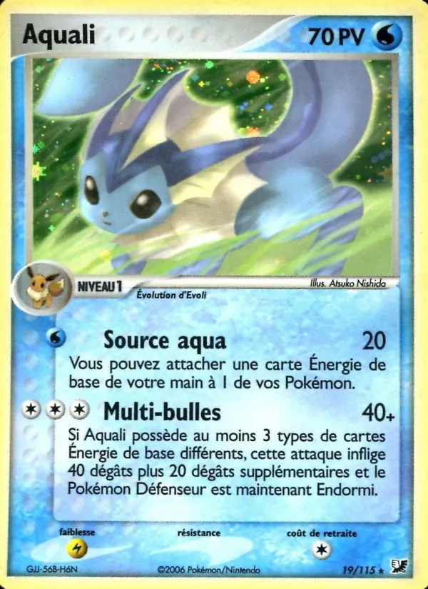 Carte Aquali 19/115 – EX Forces Cachées