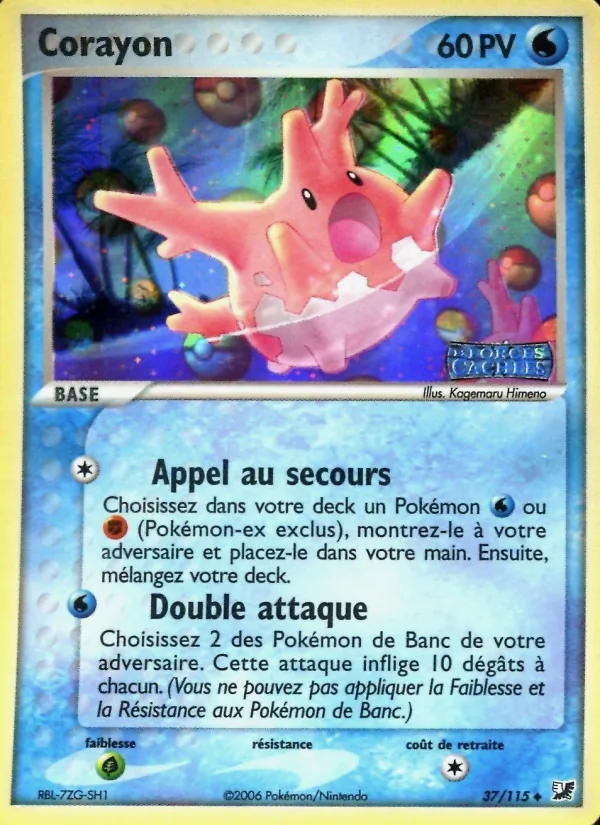 Carte Corayon 37/115 – EX Forces Cachées