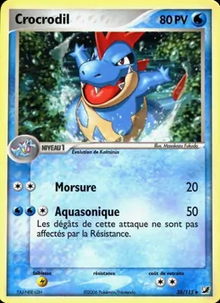 Carte Crocrodil 38/115 – EX Forces Cachées