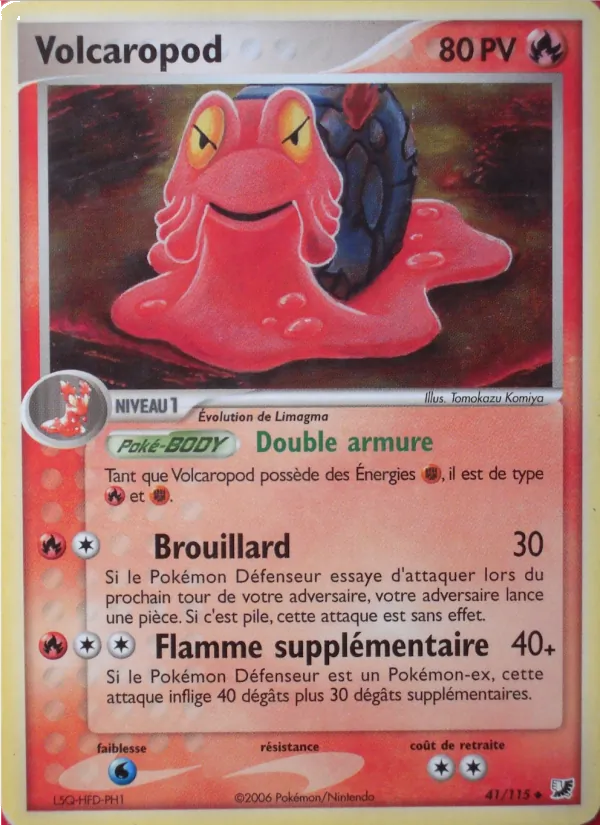 Carte Volcaropod 41/115 – EX Forces Cachées
